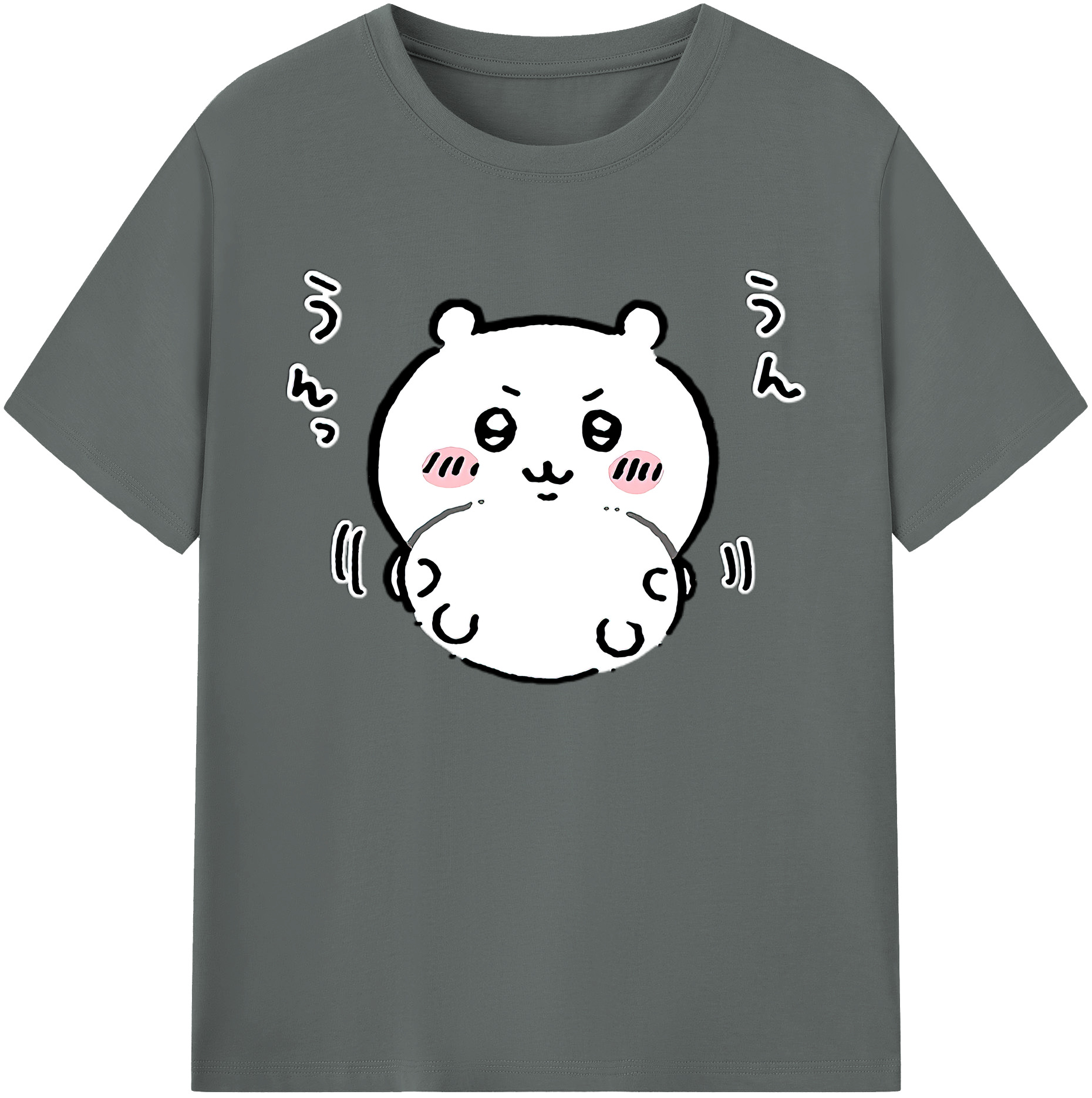 （画像用） ちいかわ ちいかわ Chii-kawa chiikawa 綿100％ メンズ半袖Tシャツ｜肌触りやわらか＆通気性